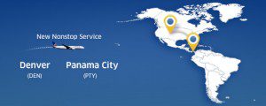Another Direct Flight to Panama – Denver (also see list of direct flights to Panama)