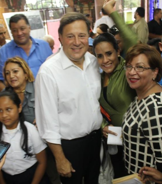 Ana with President Varela2