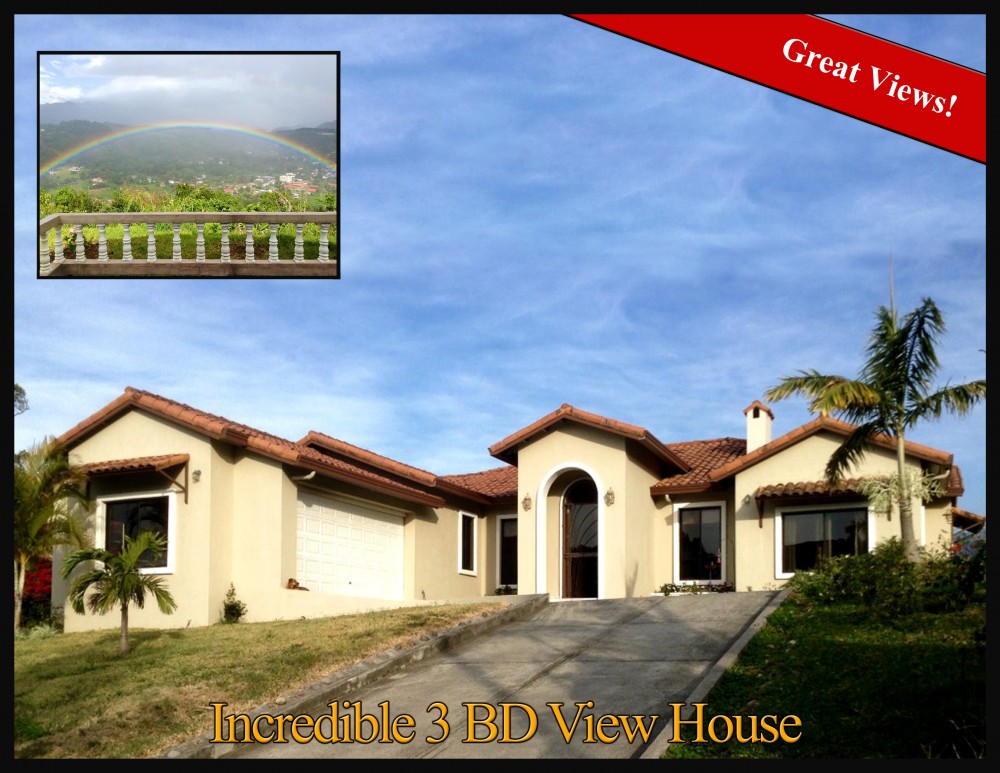 Sold by Casa Solution Incredible 3 BD View House for Sale in Boquete