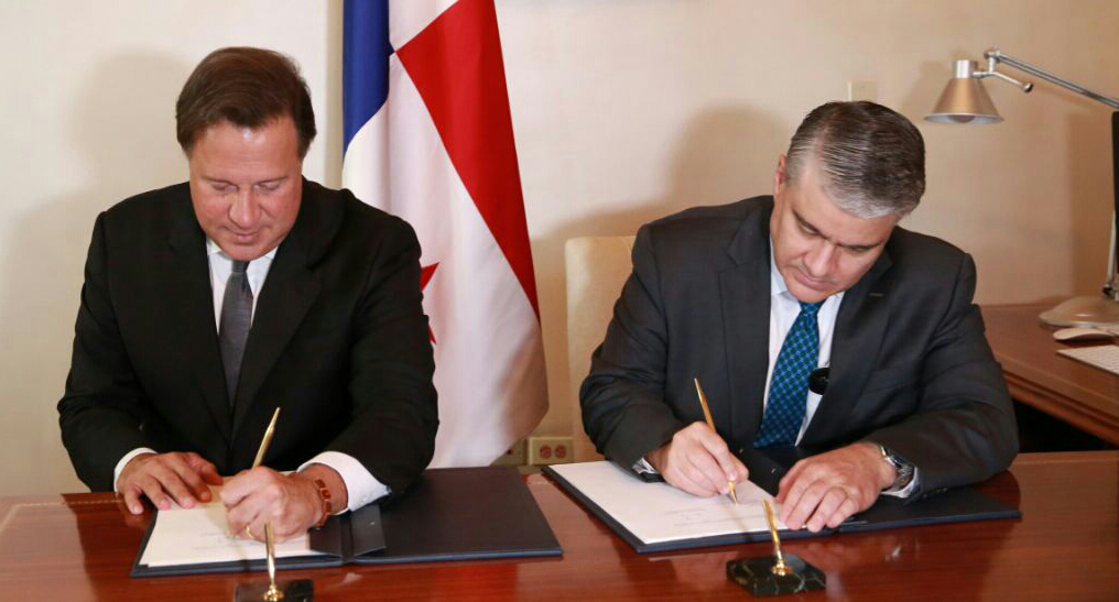 Panama's President signed