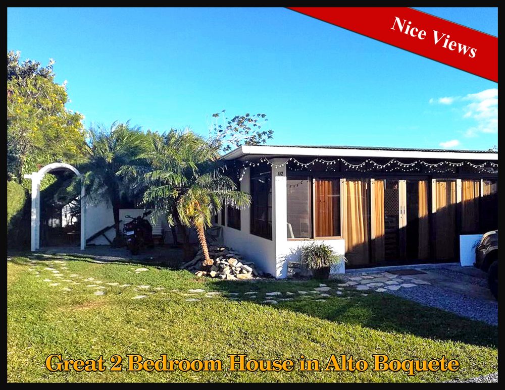 Sold by Casa Solution Great 2 Bedroom House for Sale in Alto Boquete