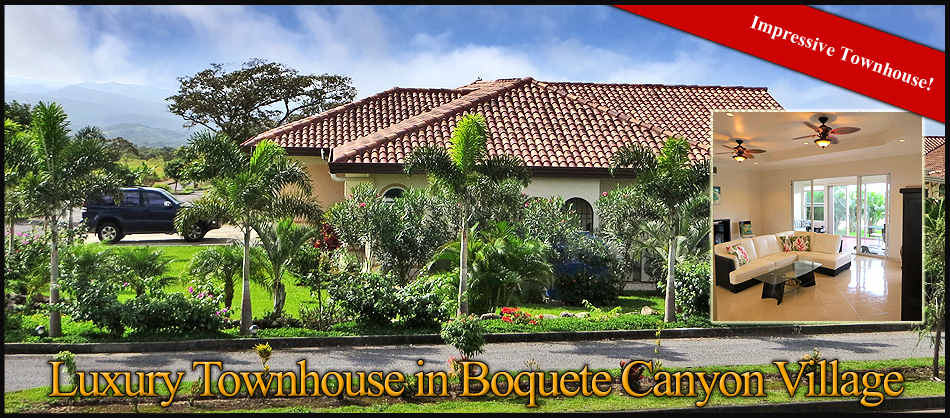 Sold by Casa Solution –  Luxury Townhouse in Boquete Canyon Village, Boquete, Panama