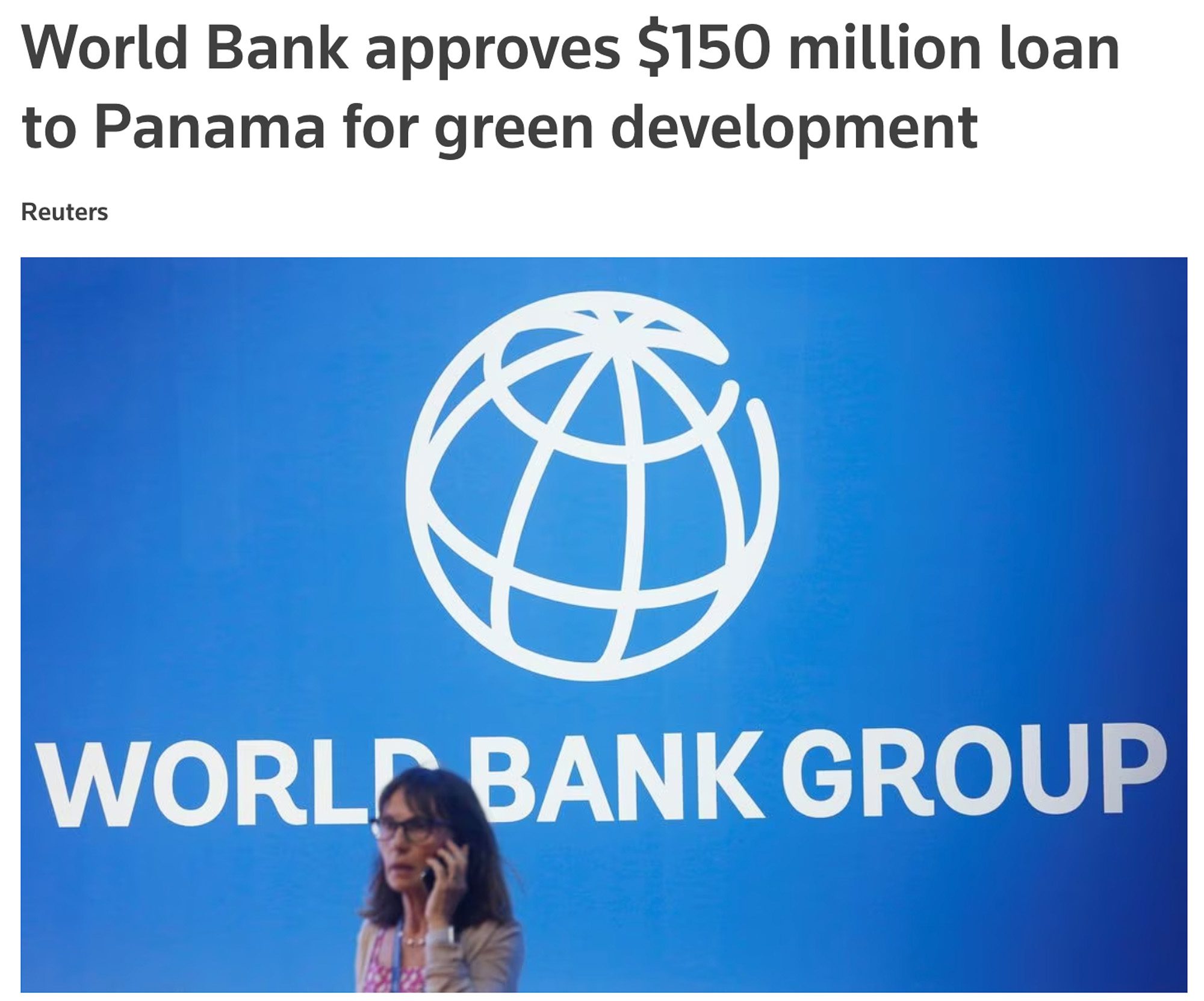 World Bank grants $150 million loan to Panama for sustainable growth and climate resilience