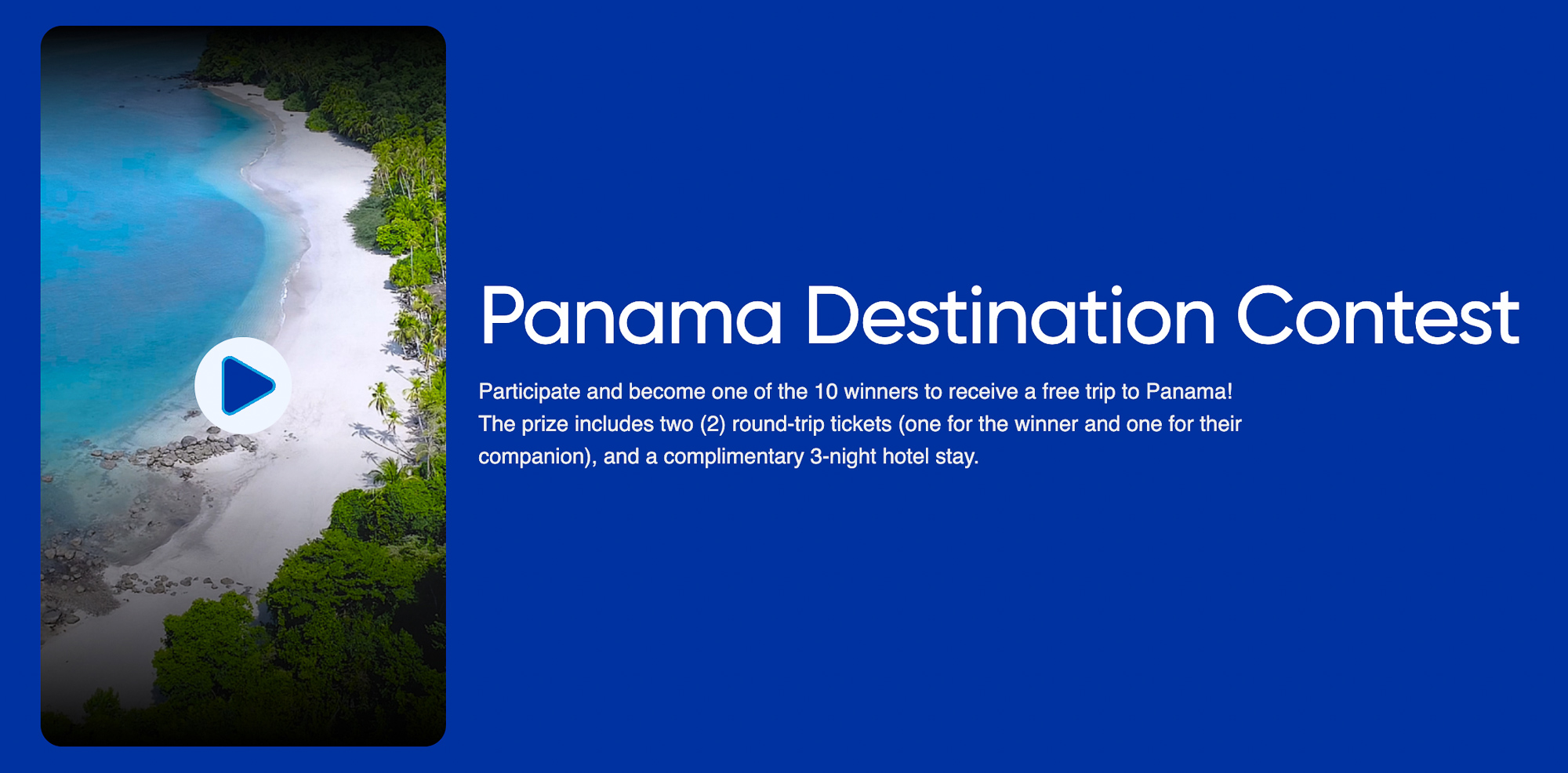 Destination Panama Awaits: Win a Dream Trip with Copa Airlines! – There Will Be 10 Winners