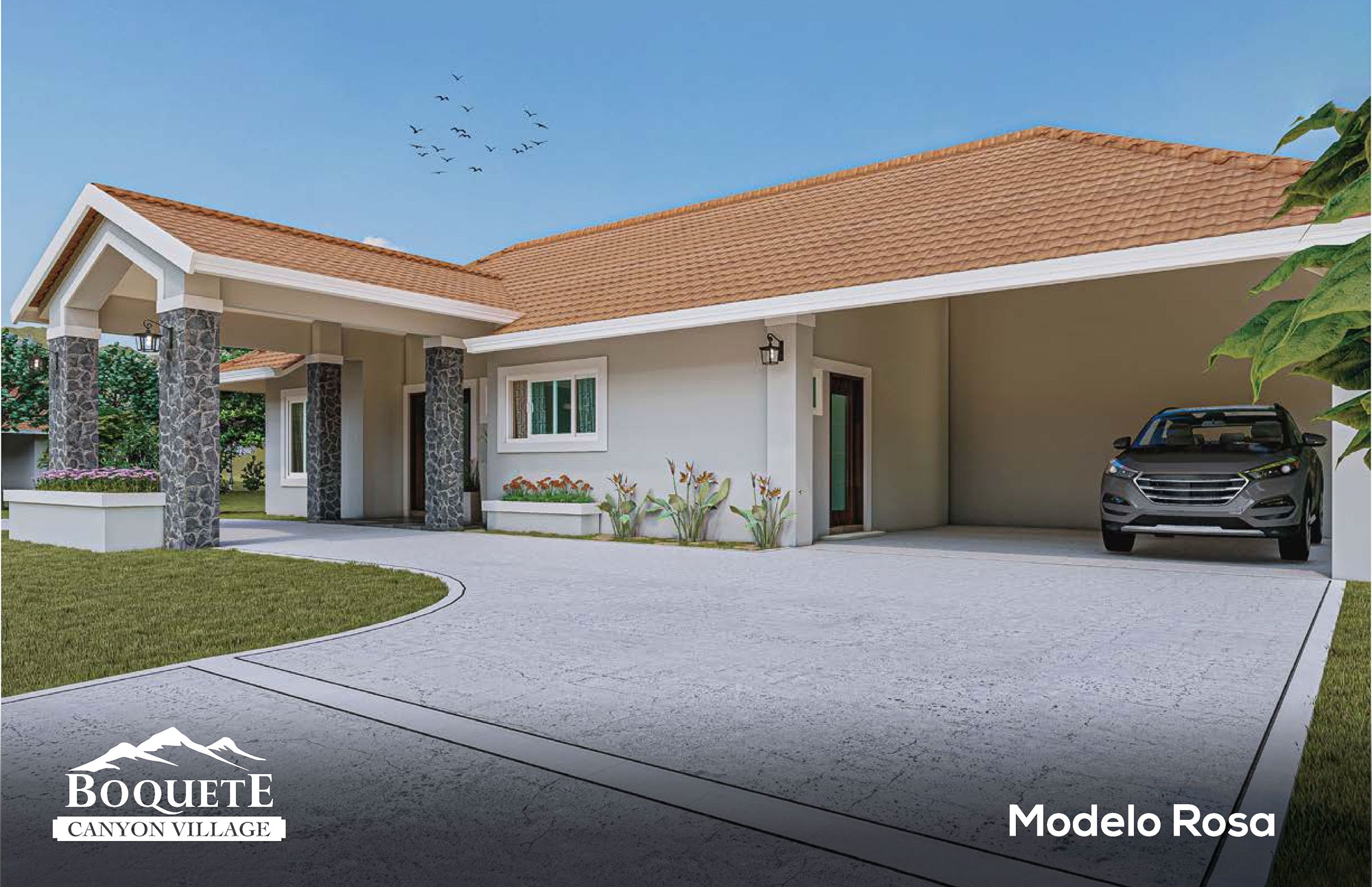 Model Rosa B home for Sale with a Spacious Covered Terrace in Boquete