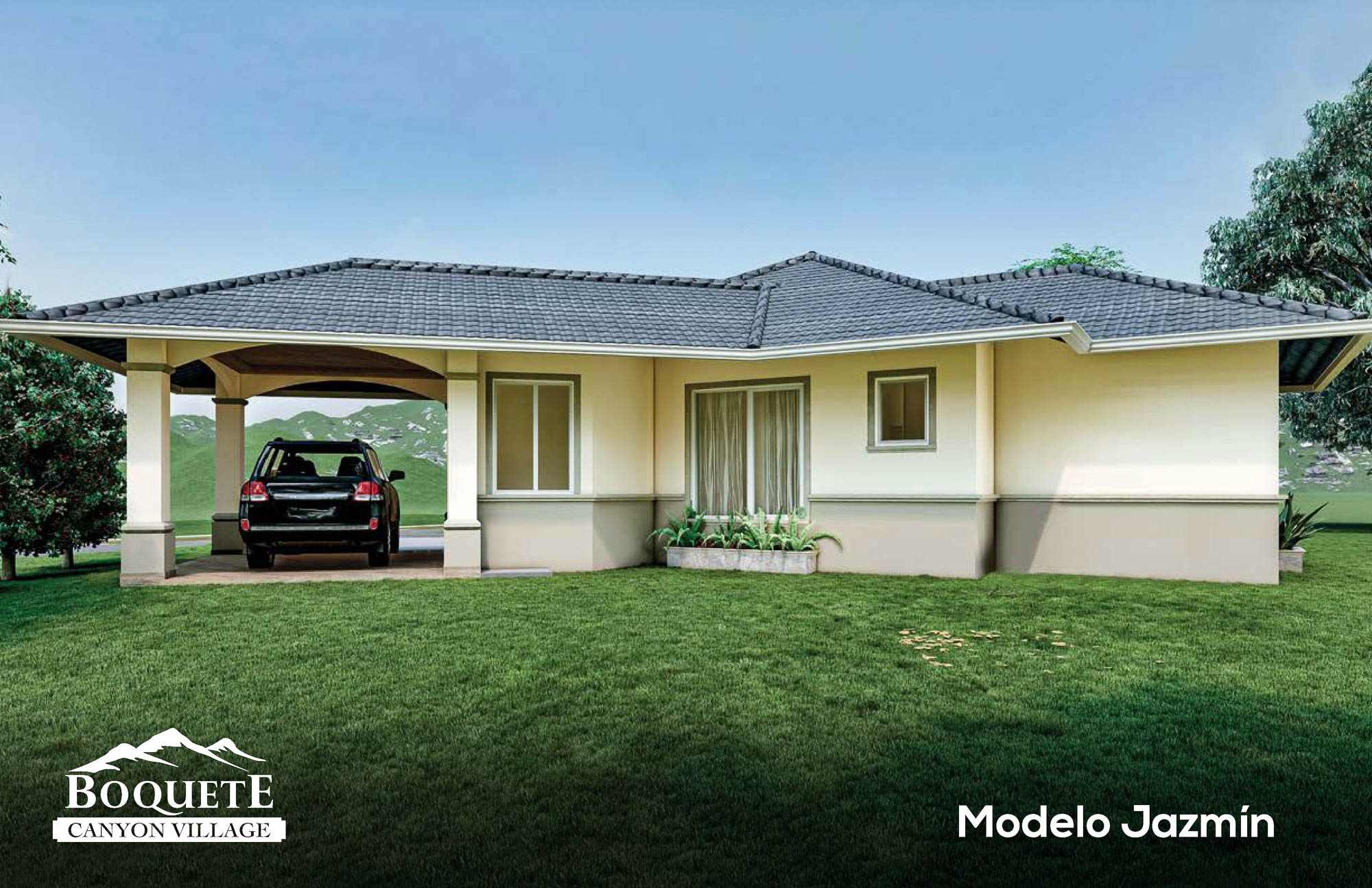 Home with 3BR, 3.5BA and Open Living Room for Sale in Boquete Canyon