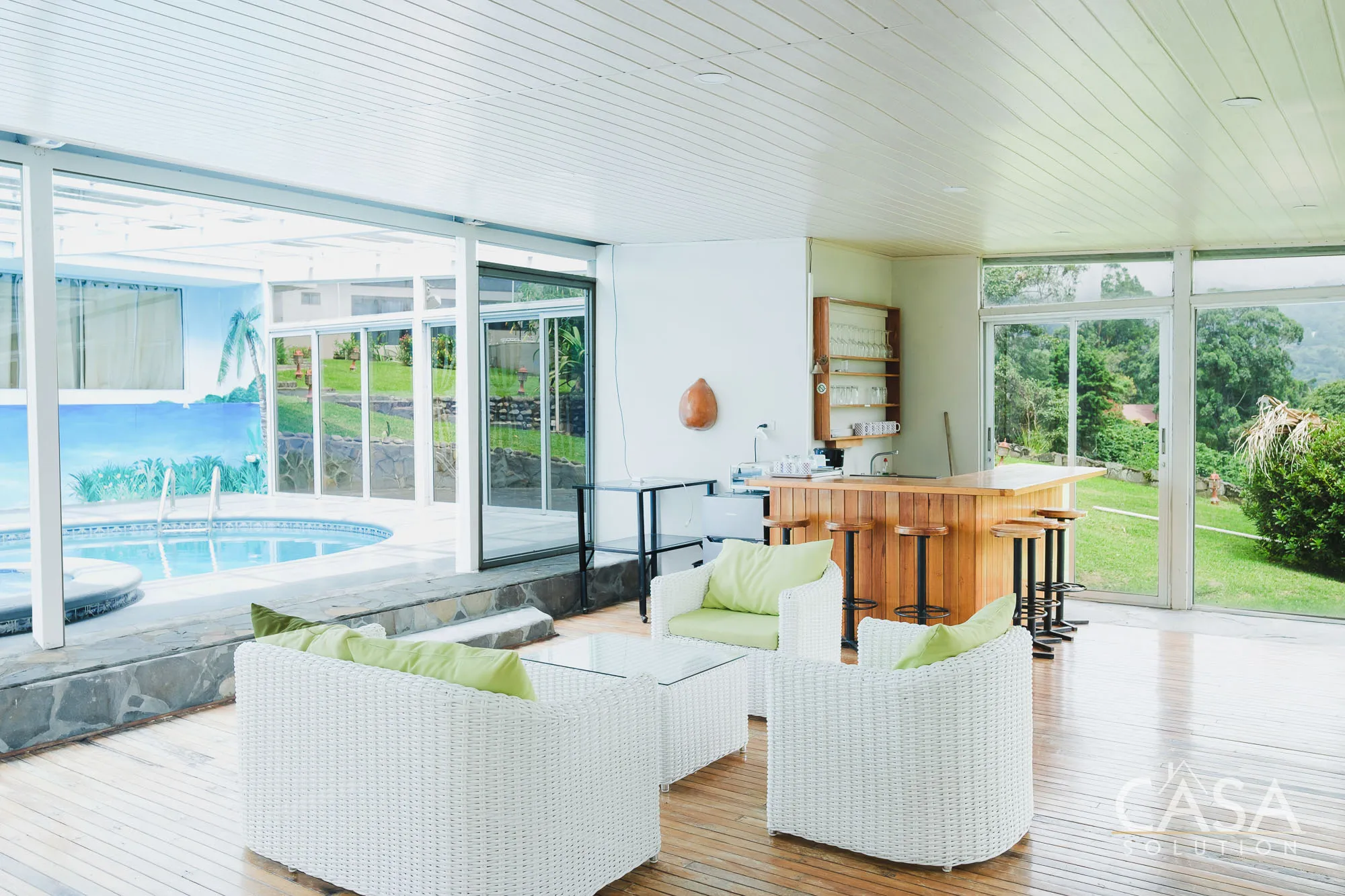Price Reduction! Prime Location, Incredible Views, Indoor Pool, Theater, Family Compound or Small Hotel for Sale in El Santuario, Boquete, Chiriqui