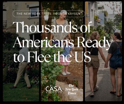 Thousands of Americans ready to flee the US