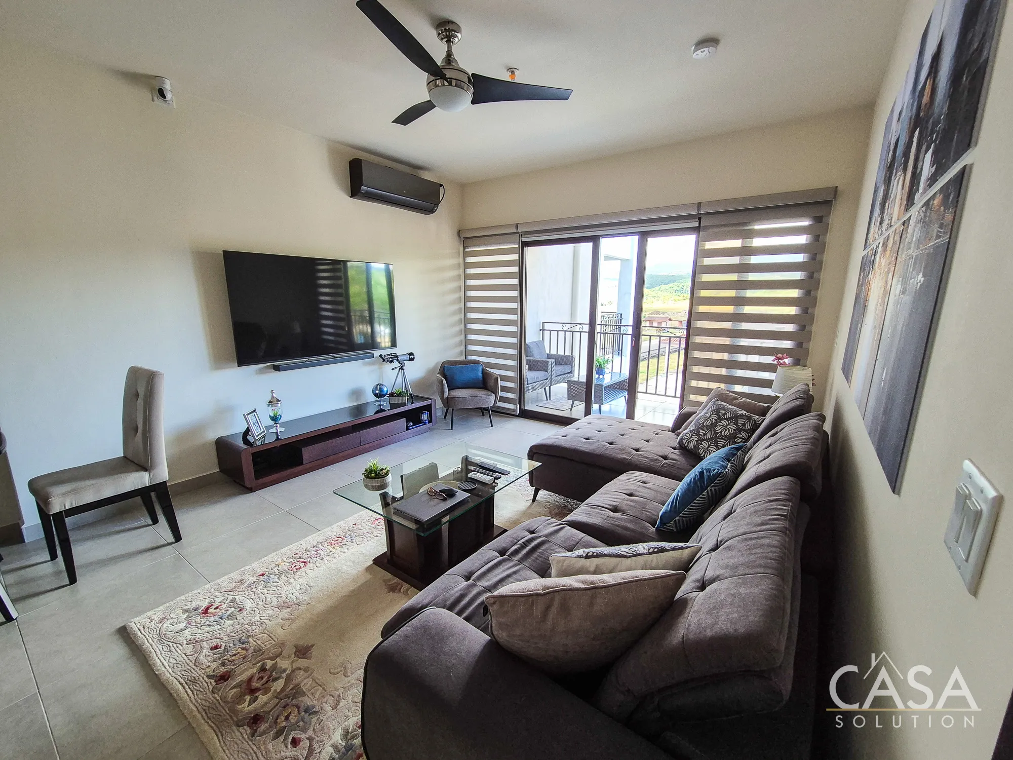 Sold by Casa Solution! Mountain View Condo for Sale in Los Molinos, Alto Boquete, Boquete Chiriqui. 2-Bedrooms, Security and Great Community Amenities
