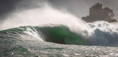 American Surfer Quentin Turko Tackles Massive Wave at Silverbacks, Bocas del Toro