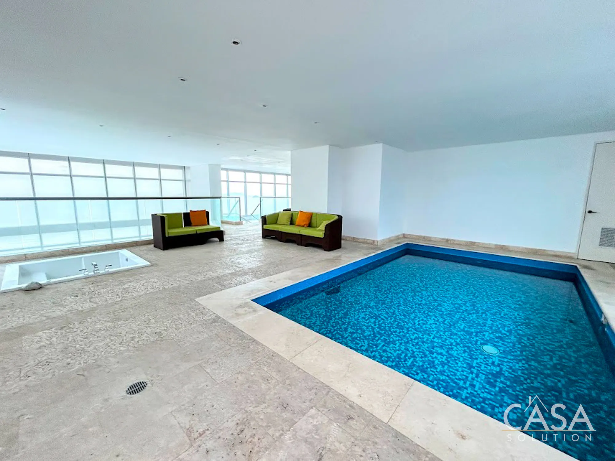 Luxury 3-level penthouse in Ten Tower, Costa del Este with rooftop pool, jacuzzi, private elevator, 4 parking spaces, and panoramic views